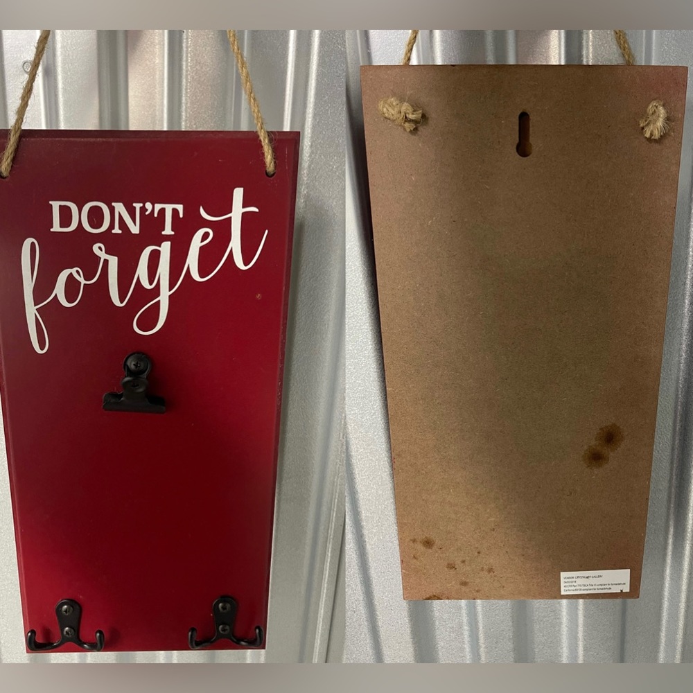 Key holder/misc. note or letter holder